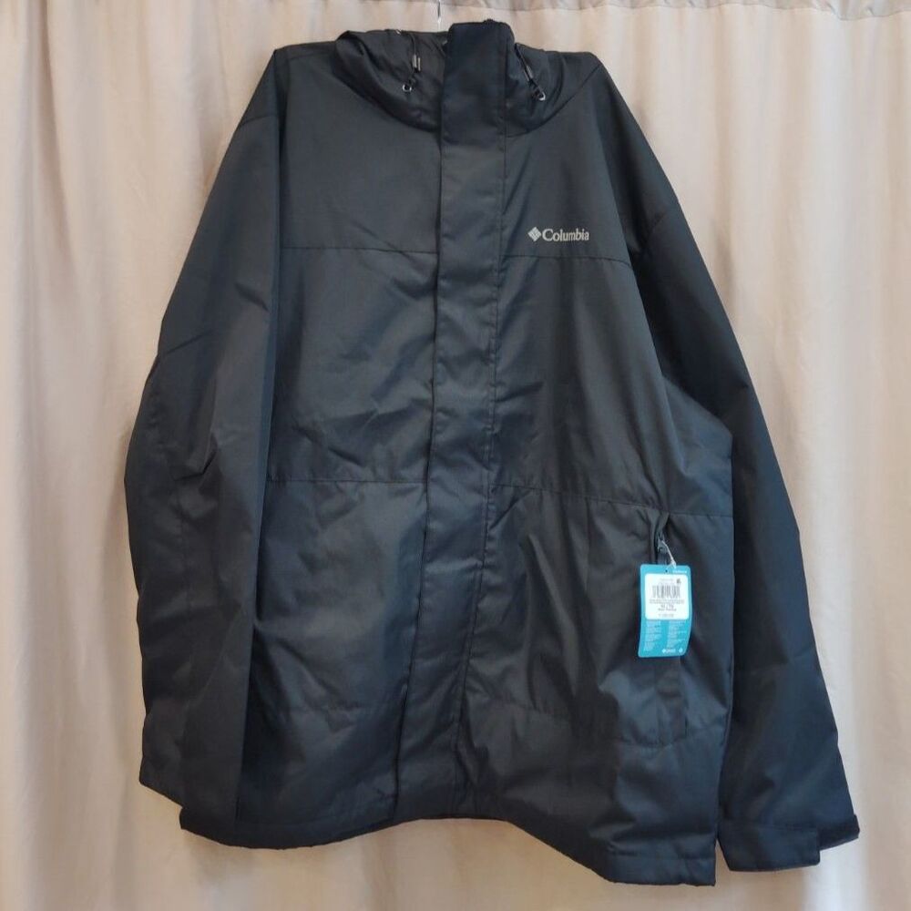 NWT Columbia Drifters Delta™ EXS Hooded Shell Jacket - Black (Men's XL)